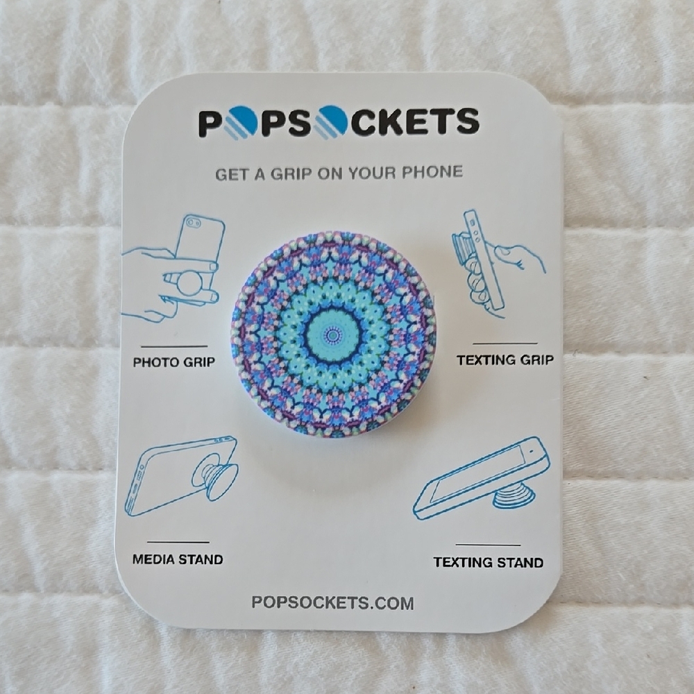 Popsockets Blue and Purple Mandala Grip
